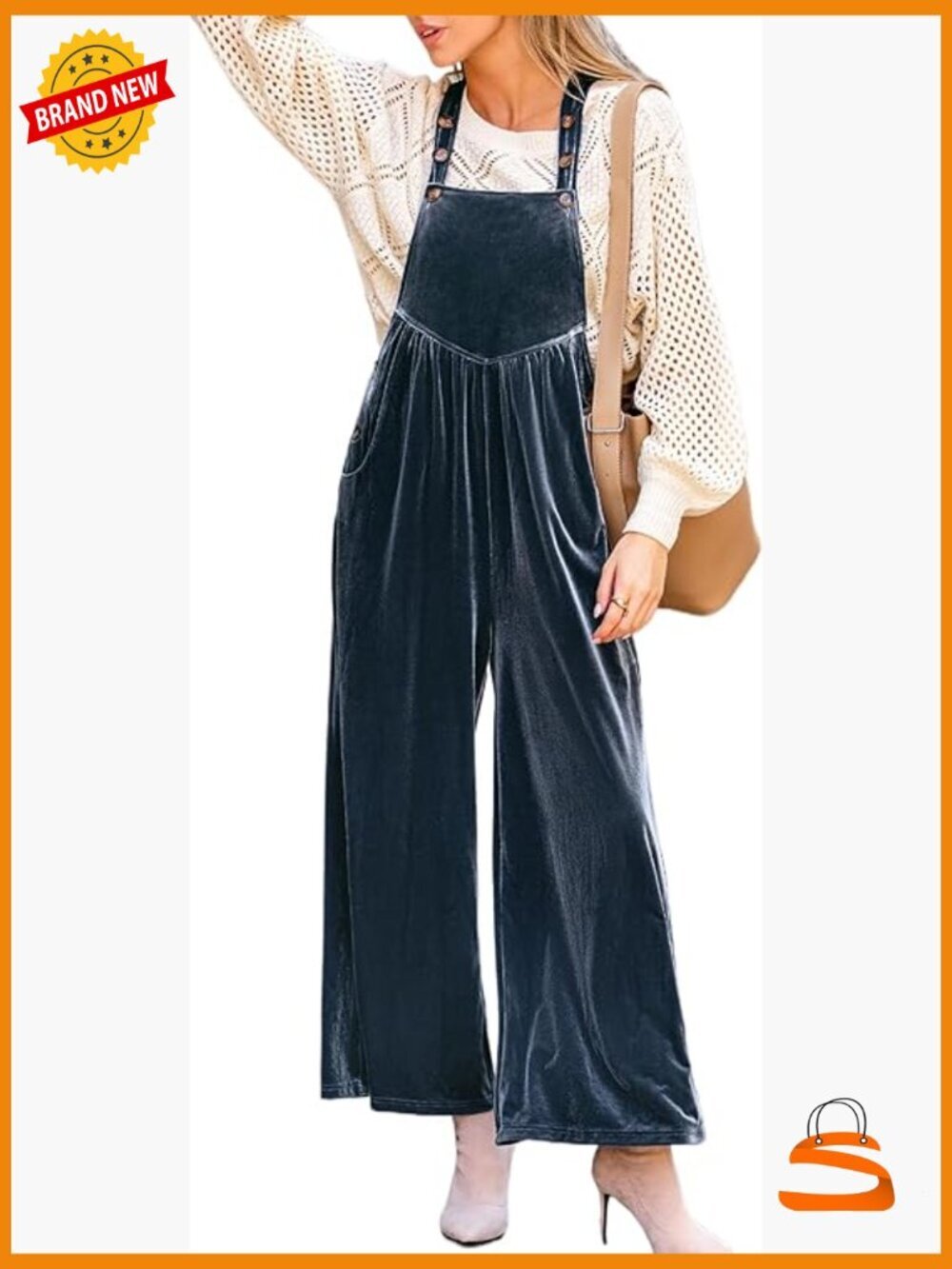 Velvet Maxi Jumpsuit Dressy Square Neck Sleeveless Wide Leg One Piece Overall